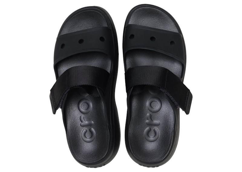 Order (W) Sandalias Crocs Soho de Dos Correas Negras 212861-001