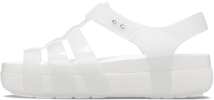 (Women) Crocs Splash Glossy Fisherman Sandal 'White' 209267-100 (Women) Crocs Splash Glossy Fisherman Sandal 'White' 209267-100