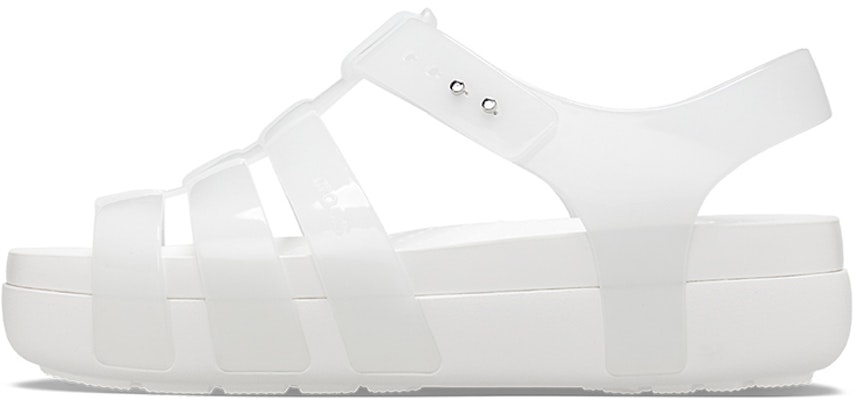 (Women) Crocs Splash Glossy Fisherman Sandal 'White' 209267-100 Buy (Women) Crocs Splash Glossy Fisherman Sandal 'White' 209267-100
