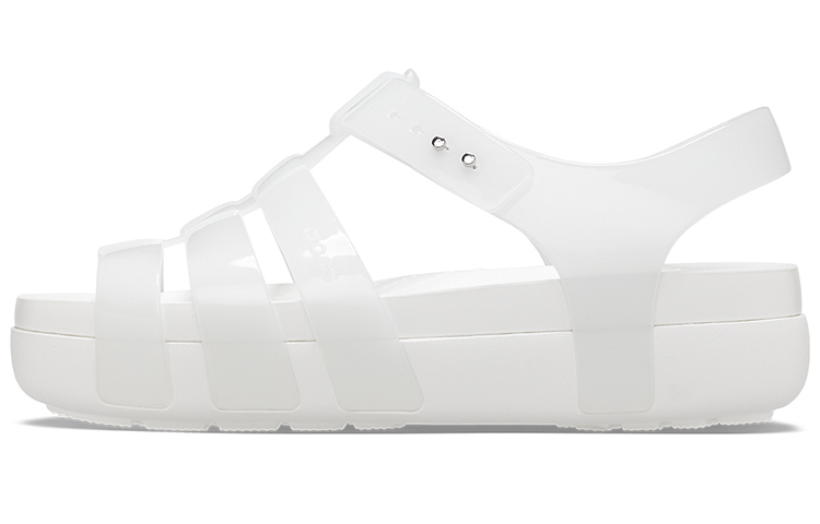 (Women) Crocs Splash Glossy Fisherman Sandal 'White' 209267-100