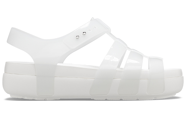 Order (Women) Crocs Splash Glossy Fisherman Sandal 'White' 209267-100