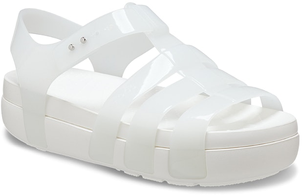 (W) Sandalias Crocs Splash Glossy Fisherman 'Blancas' 209267-100 Lookbook (W) Sandalias Crocs Splash Glossy Fisherman 'Blancas' 209267-100