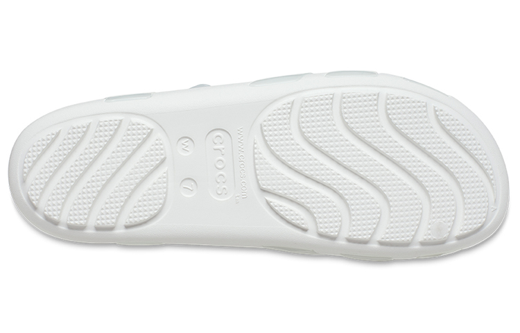 Details for (Women) Crocs Splash Glossy Fisherman Sandal 'White' 209267-100
