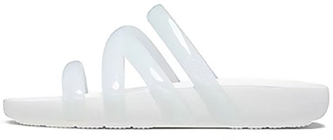 (Women) Crocs Splash Glossy Strappy Sandal 'White' 208537-100 (Women) Crocs Splash Glossy Strappy Sandal 'White' 208537-100