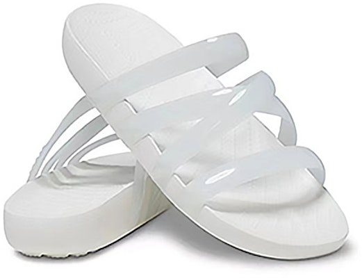 (W) Crocs Splash Glossy Strappy Sandal 'Putih' 208537-100 Lookbook (W) Crocs Splash Glossy Strappy Sandal 'Putih' 208537-100