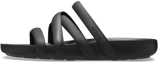 (Women) Crocs Splash Strappy Sandals 'Black' 208217-001 (Women) Crocs Splash Strappy Sandals 'Black' 208217-001