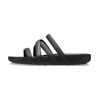 (W) Crocs Splash Strappy Sandals 'Black'