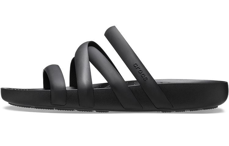 (Women) Crocs Splash Strappy Sandals 'Black' 208217-001