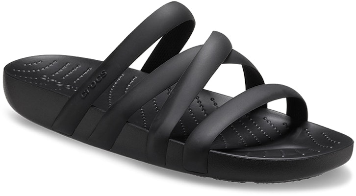 Crocs卡骆驰 浅浪 細帶 運動拖鞋 女款 黑色 Lookbook Crocs卡骆驰 浅浪 細帶 運動拖鞋 女款 黑色