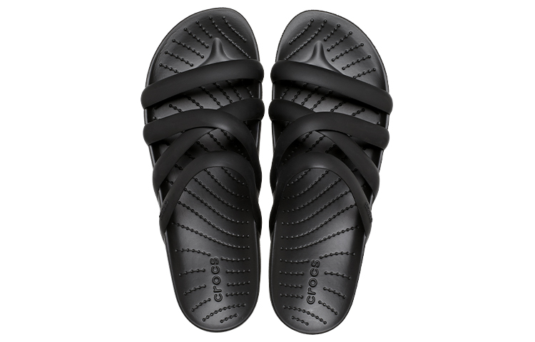 Shop (Women) Crocs Splash Strappy Sandals 'Black' 208217-001