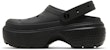 (W) Crocs Stomp Clog 'Hitam' 209347-001