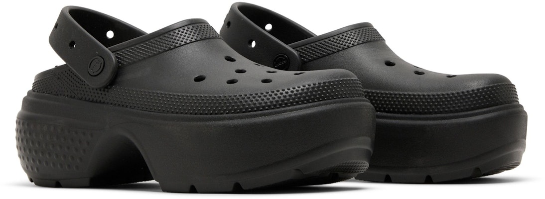 (Women) Crocs Stomp Clog 'Black' 209347-001 Cheap (Women) Crocs Stomp Clog 'Black' 209347-001