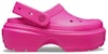 (Women) Crocs Stomp Clog Pink Crush 209347-6TW