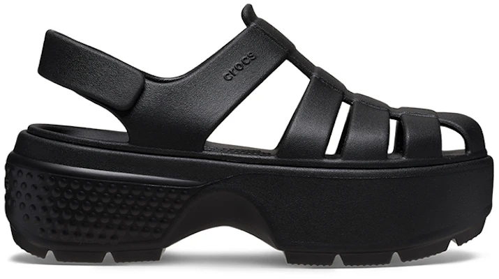 (W) Crocs Stomp 渔夫凉鞋“黑色” 209938-001 Shop (W) Crocs Stomp 渔夫凉鞋“黑色” 209938-001