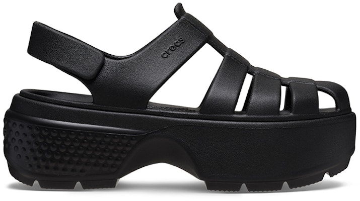 (Women) Crocs Stomp Fisherman Sandals 'Black' 209938-001 Order (Women) Crocs Stomp Fisherman Sandals 'Black' 209938-001