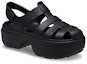 Lookbook (W) Sandal Nelayan Crocs Stomp 'Hitam' 209938-001