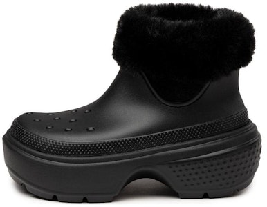 Crocs卡駱馳 Stomp 裏襯短靴 男女同款 黑色 Buy Crocs卡駱馳 Stomp 裏襯短靴 男女同款 黑色