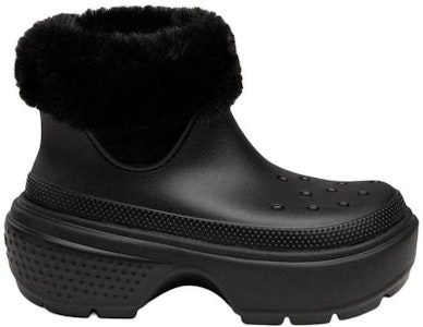 Crocs卡駱馳 Stomp 裏襯短靴 男女同款 黑色 Order Crocs卡駱馳 Stomp 裏襯短靴 男女同款 黑色