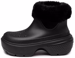 (Women) Crocs Stomp Lined Boot 'Black' 208718-001 (Women) Crocs Stomp Lined Boot 'Black' 208718-001