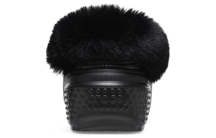 Sizing (W) Crocs 永无止境 A系列毛绒衬里拖鞋 '黑色' 208546-001