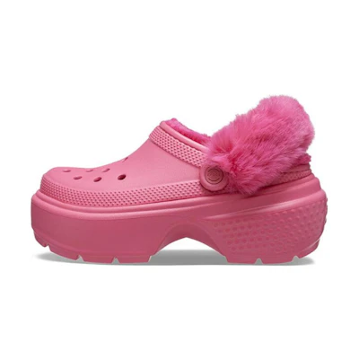 (W) Crocs Stomp Lined Clog 'Hyper Pink'