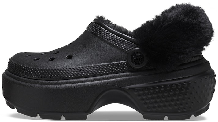 (Women) Crocs Stomp Lined Clog 'Black' 208546-001 Buy (Women) Crocs Stomp Lined Clog 'Black' 208546-001