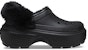 (W) Crocs Stomp Lined Clogs 'Hitam' 208546-001
