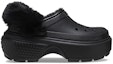 Order (W) Crocs Stomp Lined Clogs 'Hitam' 208546-001