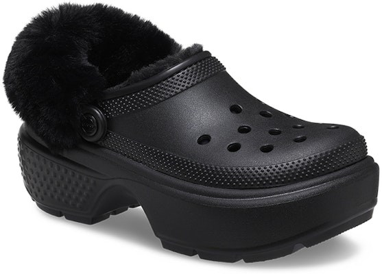 (Women) Crocs Stomp Lined Clog 'Black' 208546-001 Lookbook (Women) Crocs Stomp Lined Clog 'Black' 208546-001