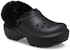 (W) Crocs Stomp Lined Clogs 'Hitam' 208546-001