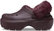 Buy (W) Zuecos Crocs Stomp Lined ''Dark Cherry''. 208546-6WD