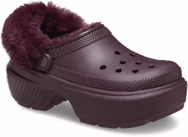 Order (W) Crocs Stomp 毛絨內襯拖鞋 ''深櫻桃紅'' 208546-6WD