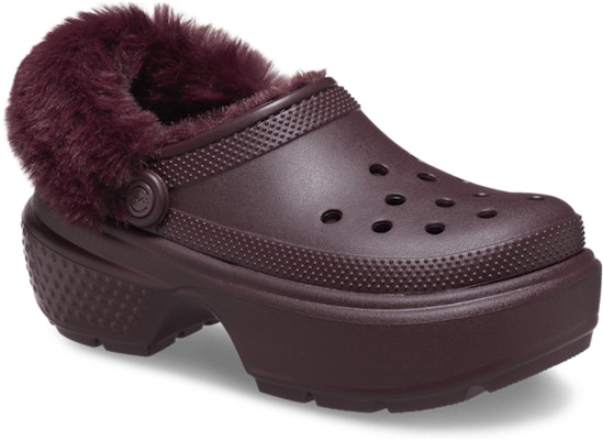 (W) Zuecos Crocs Stomp Lined ''Dark Cherry''. 208546-6WD Order (W) Zuecos Crocs Stomp Lined ''Dark Cherry''. 208546-6WD