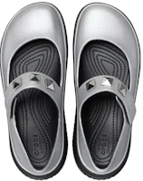 Purchase (Women) Crocs Stomp Metallic Mary Jane Silver 210437-040