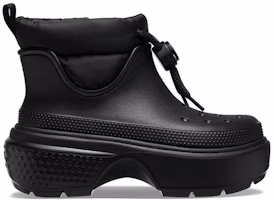 (W) Sepatu Bot Puff Crocs Stomp 'Hitam' 209324-001 Order (W) Sepatu Bot Puff Crocs Stomp 'Hitam' 209324-001