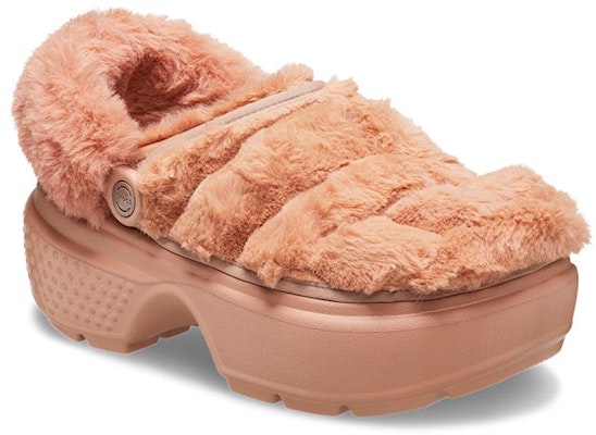 (W) Crocs Stomp 绗缝拖鞋 '橙色' 208938-2CC Lookbook (W) Crocs Stomp 绗缝拖鞋 '橙色' 208938-2CC