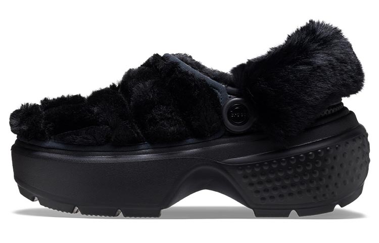 (Women) Crocs Stomp Quilted Clogs 'Black' 208938-001