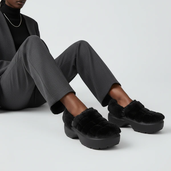 (W) Zuecos Acolchados Crocs Stomp 'Negro' 208938-001 Order (W) Zuecos Acolchados Crocs Stomp 'Negro' 208938-001