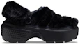 Shop (W) Zuecos Acolchados Crocs Stomp 'Negro' 208938-001