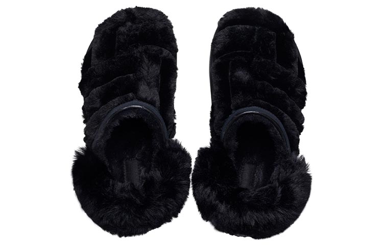 Purchase (W) Crocs 蹦踏绗缝拖鞋 '黑色' 208938-001