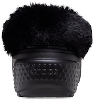 Details for Crocs卡駱馳 雪屋絨絨 洞洞鞋 女款 黑色