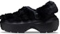(W) Crocs Stomp Quilted Clogs 'Hitam' 208938-001