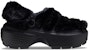 (W) Crocs Stomp Quilted Clogs 'Hitam' 208938-001