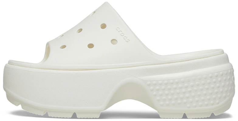 (W) Crocs Stomp Slide ''Chalk'' Sandalen 209346-0WV Buy (W) Crocs Stomp Slide ''Chalk'' Sandalen 209346-0WV