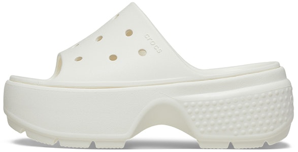 (W) Crocs Stomp Slide 'Chalk' Sandalias 209346-0WV Buy (W) Crocs Stomp Slide 'Chalk' Sandalias 209346-0WV