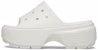 (W) Crocs Selipar Stomp 'Kapur' 209346-0WV