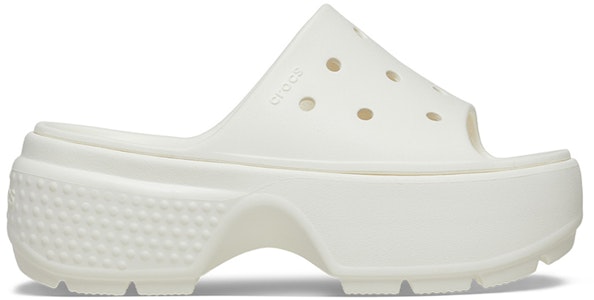 (W) Crocs Stomp Slide 'Chalk' Sandalias 209346-0WV Order (W) Crocs Stomp Slide 'Chalk' Sandalias 209346-0WV