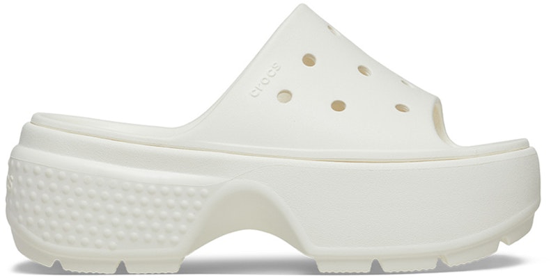 (Women) Crocs Stomp Slide 'Chalk' 209346-0WV Order (Women) Crocs Stomp Slide 'Chalk' 209346-0WV