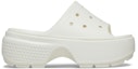 Order (W) Crocs Selipar Stomp 'Kapur' 209346-0WV