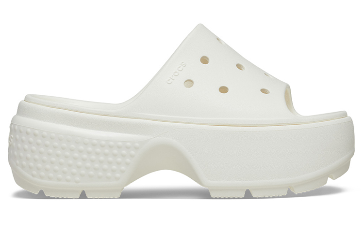 Lookbook (W) Crocs Stomp Slide ''Chalk'' Sandalen 209346-0WV